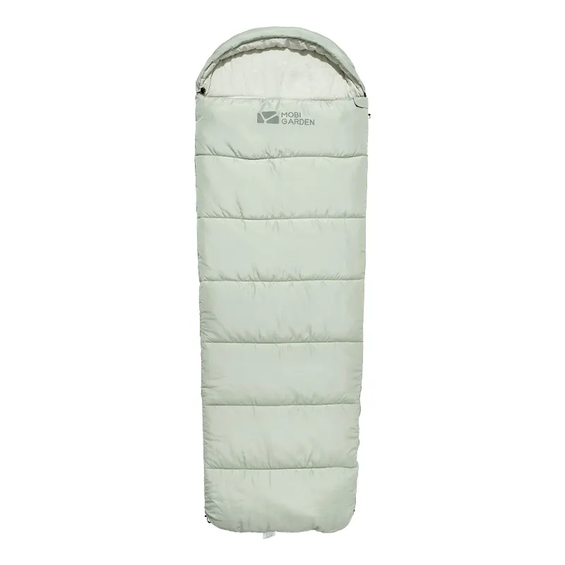 MOBI GARDEN outdoor travel 3 season U150 polyester envelope sleeping bag for camping