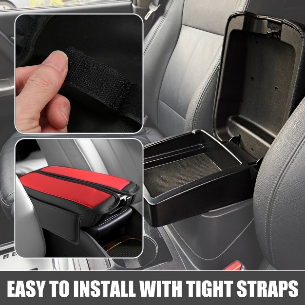 Unique Bargains Center Console Armrest Pad Arm Rest Cover For Nissan Rogue 21 23 2 Pcs