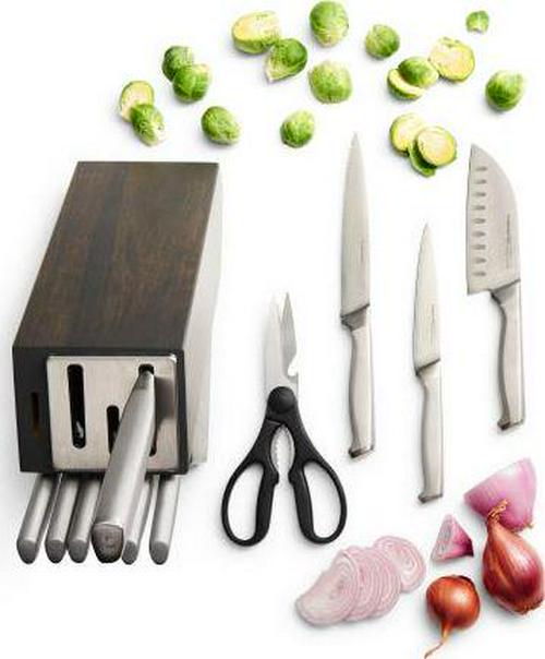 Calphalon Select Self-Sharpening Stainless Steel 12-Piece Knife Block Set