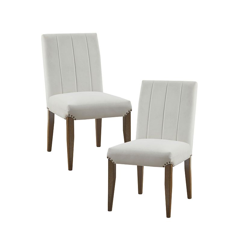 Madison Park Abel Upholstered Channel Tufting 2-pc. Dining Chair Set