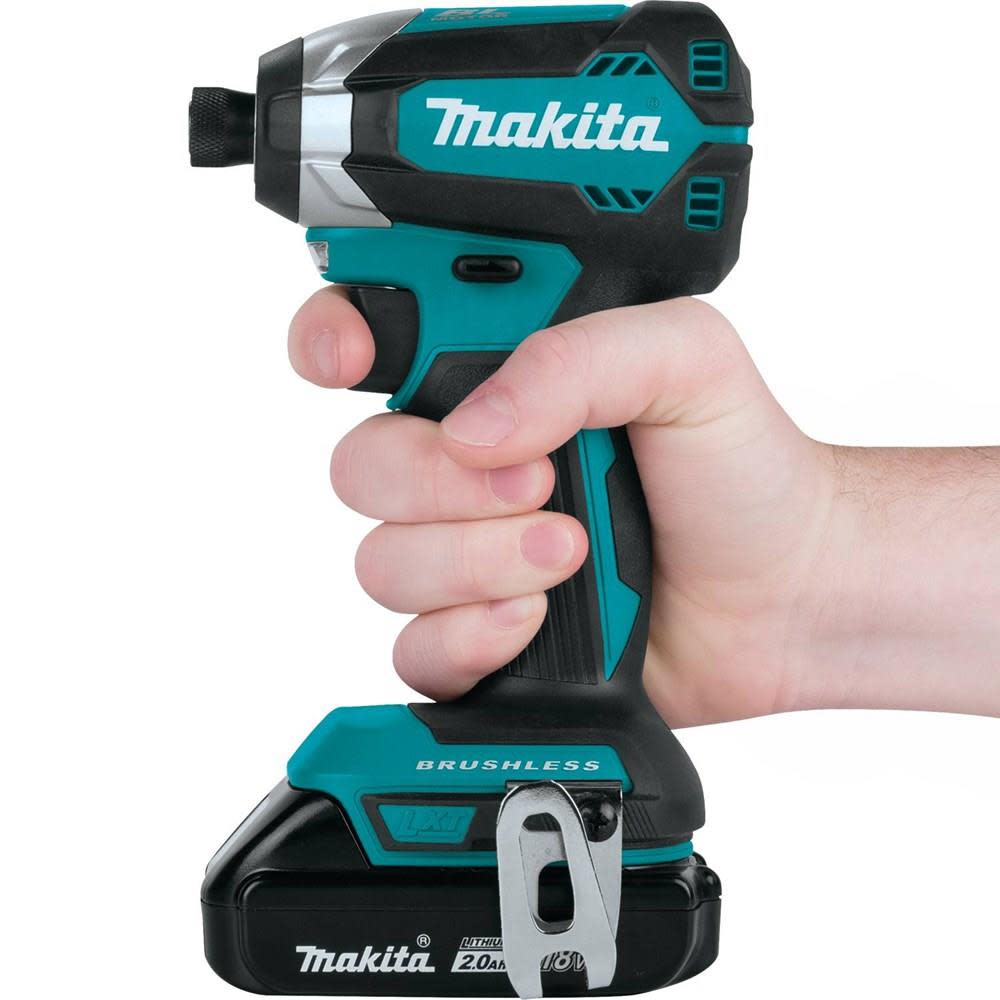 18 Volt LXT Lithium-Ion Compact Brushless Cordless Impact Driver Kit， 2.0 Ah ;