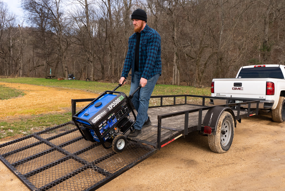 5,500 Watt Dual Fuel Portable Generator w/ CO Alert