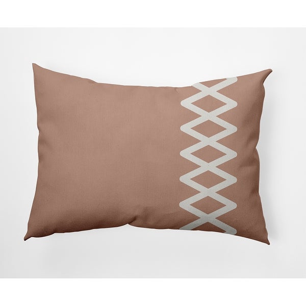 Zipper Stripe Nautical Indoor/Outdoor Throw Pillow