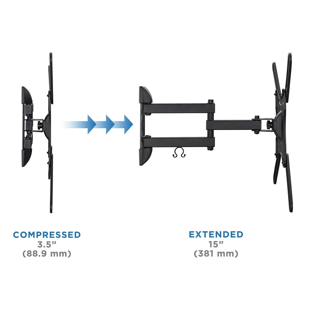 Mount It! Articulating TV Wall Mount w/ Full Motion Arm  Fits 32\