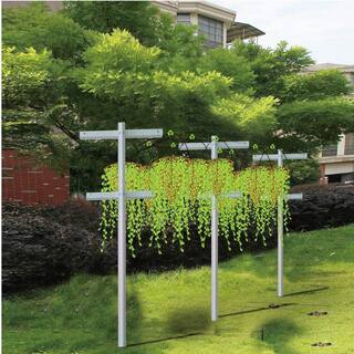 Mr. Garden 7 ft. Raspberry Trellis with Adjustable Arms Raspberry Stake Vineyard Trellis (4-Pack) FRT172W4P