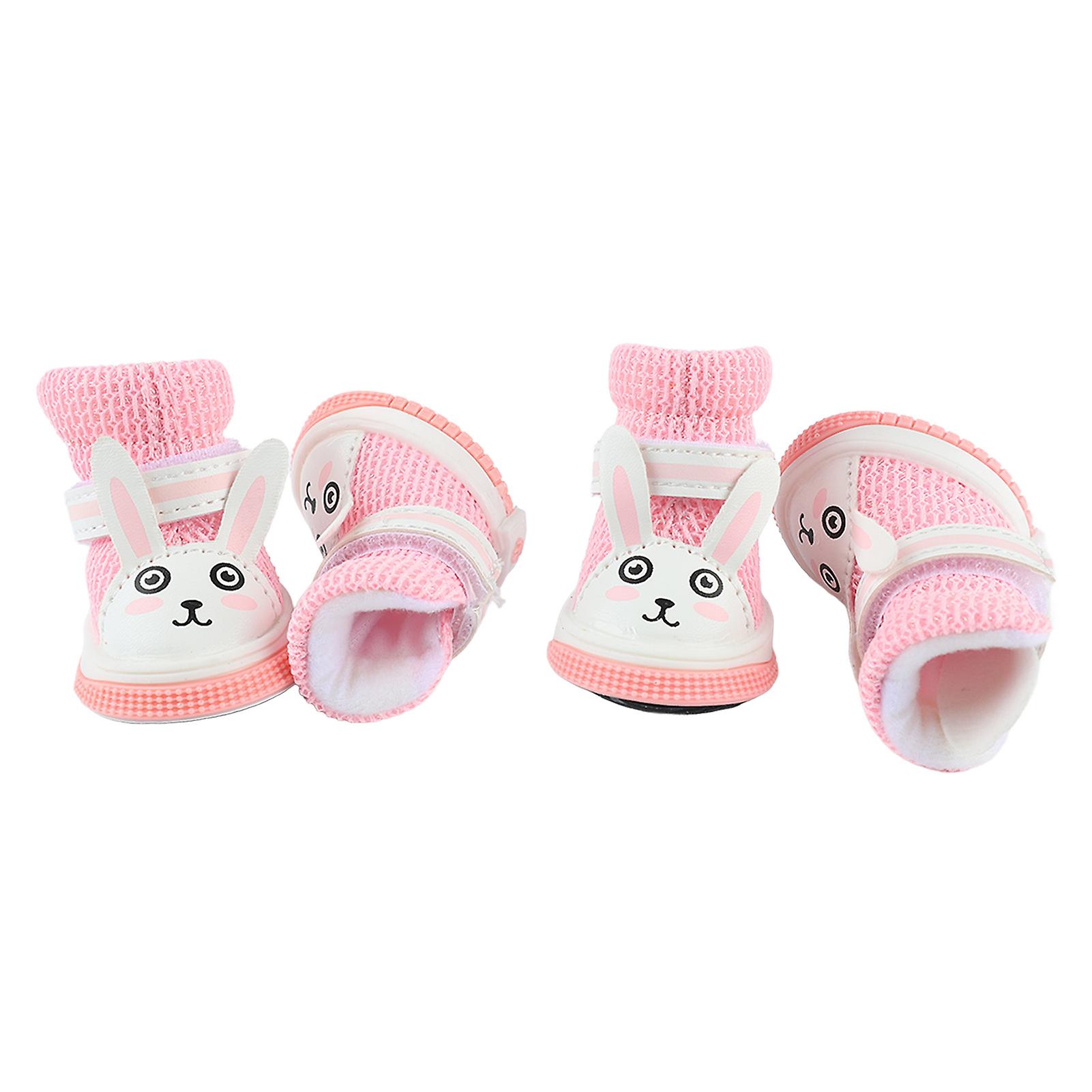 Dog Shoes Breathable Soft Prevent Slip Lightweight Cute Mesh Puppy Boots for Spring Summer