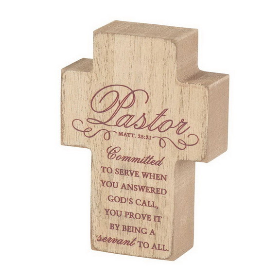 Dicksons TPLKC34 75 Tabletop Plaque Cross A Pastor...