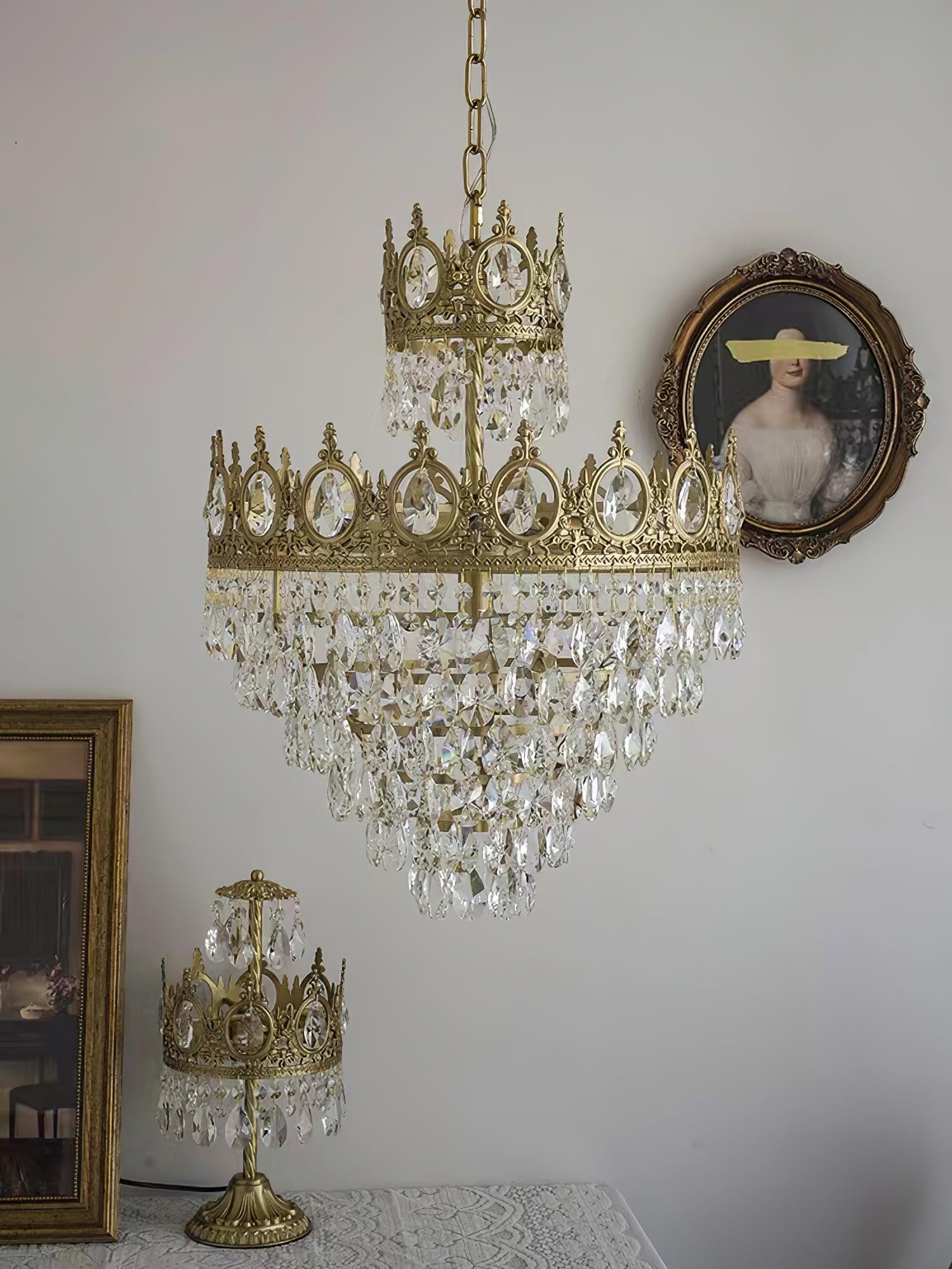 Vintage Crystal Chandelier