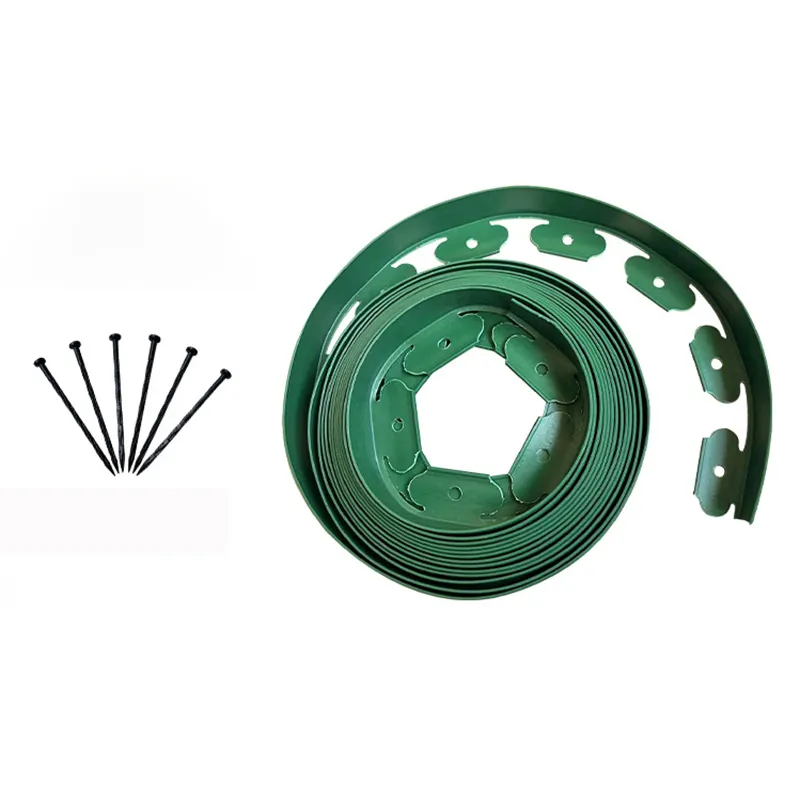 JNZ Quick Supply L Shape Plastic Garden Edging Roll Easy To Use No dig Strong Lawn Edging For Sport Fence Farm Fence