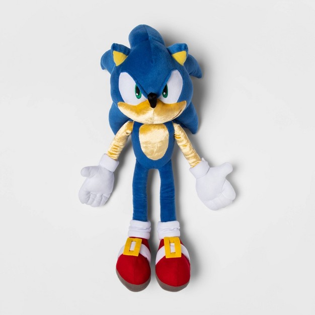 Sonic The Hedgehog Speed Unlimited Accent Kids x27 Pillow Buddy Blue yellow