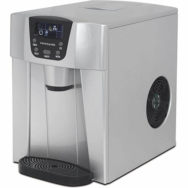 26lbs Countertop Ice Maker with 2L Water Dispenser - Silver