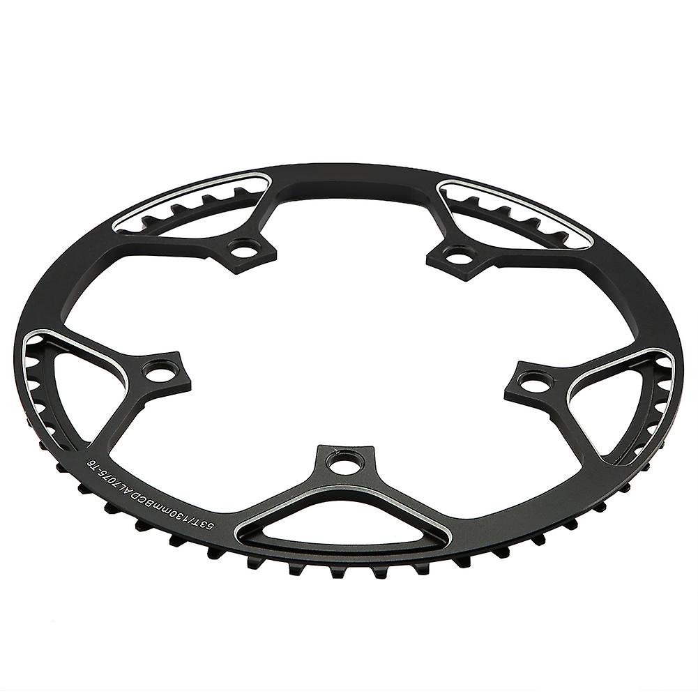 Meijun 53t Cnc Aluminum Alloy Mountain Bike Single Crank Chain Ring Repair Parts (black)