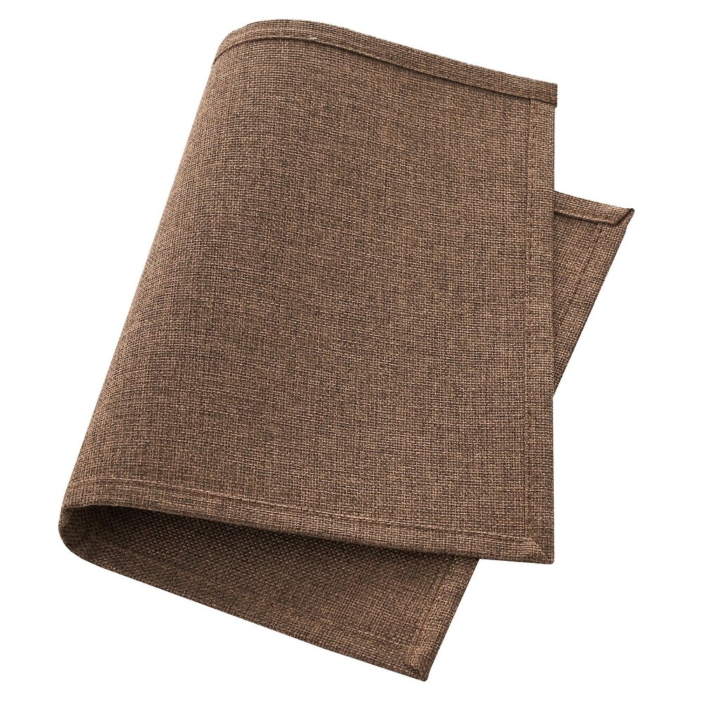 Linen Placemats Set of 4  Heat Resistant Dining Table Place Mats   Machine Washable