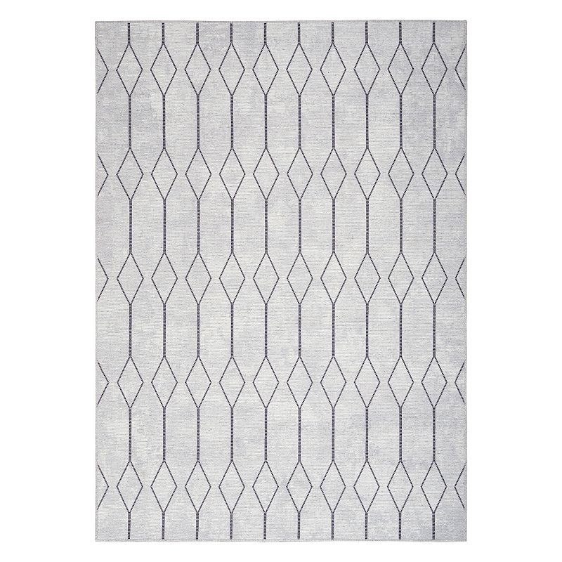 Nicole Curtis Series 1 Modern Geometric Washable Indoor Area Rug