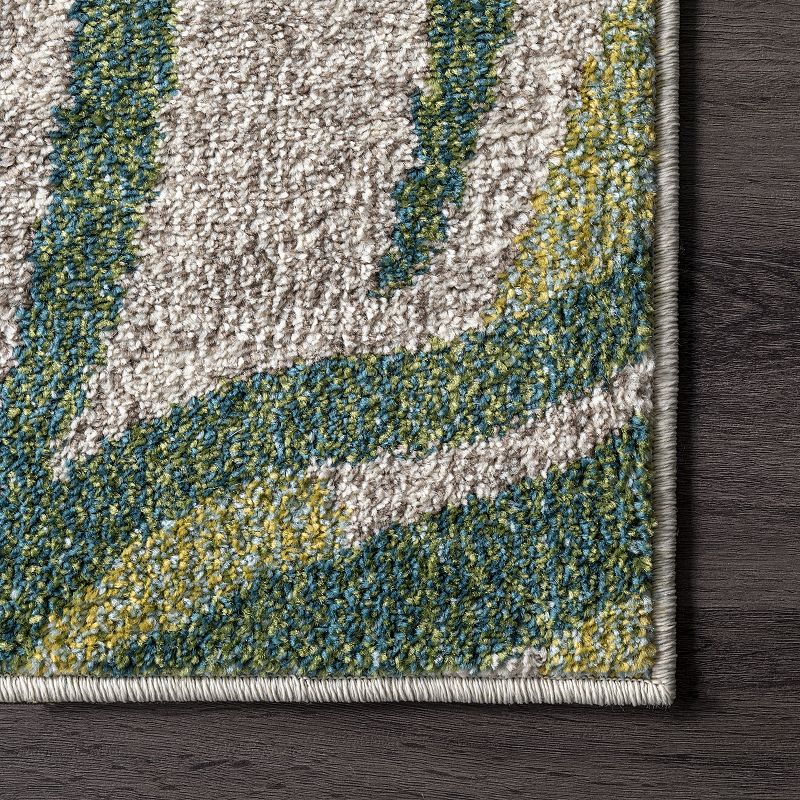 nuLoom Cali Abstract Leaves Area Rug