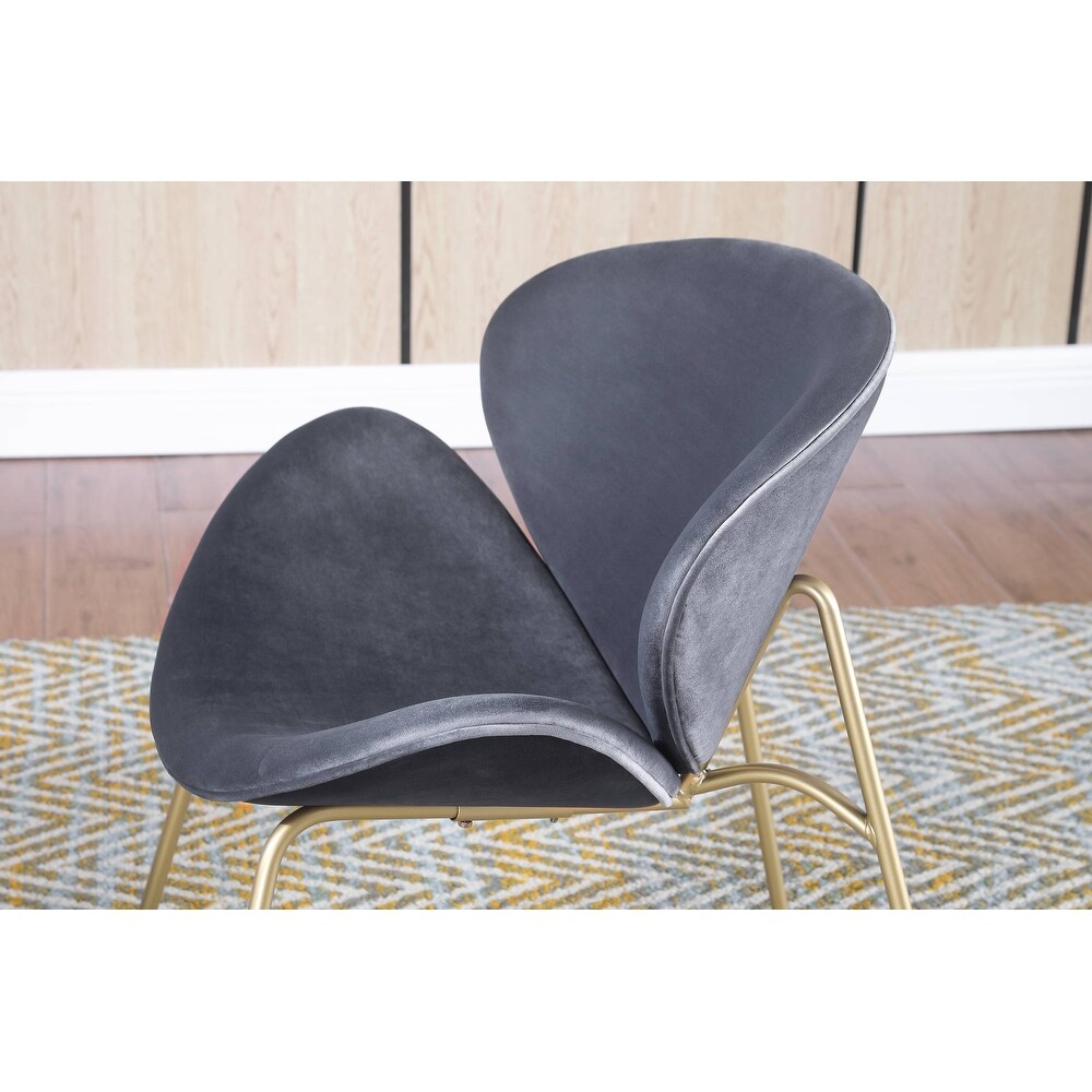 Velvet Dining Chairs  Modern Living Room Chairs  Set of 2