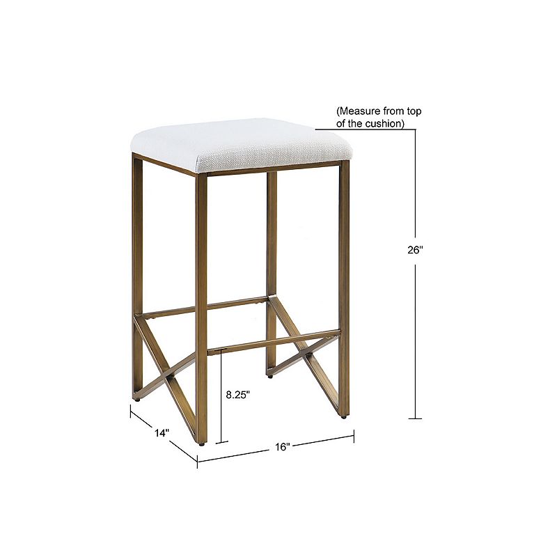 INK+IVY Marino Backless Counter Stool