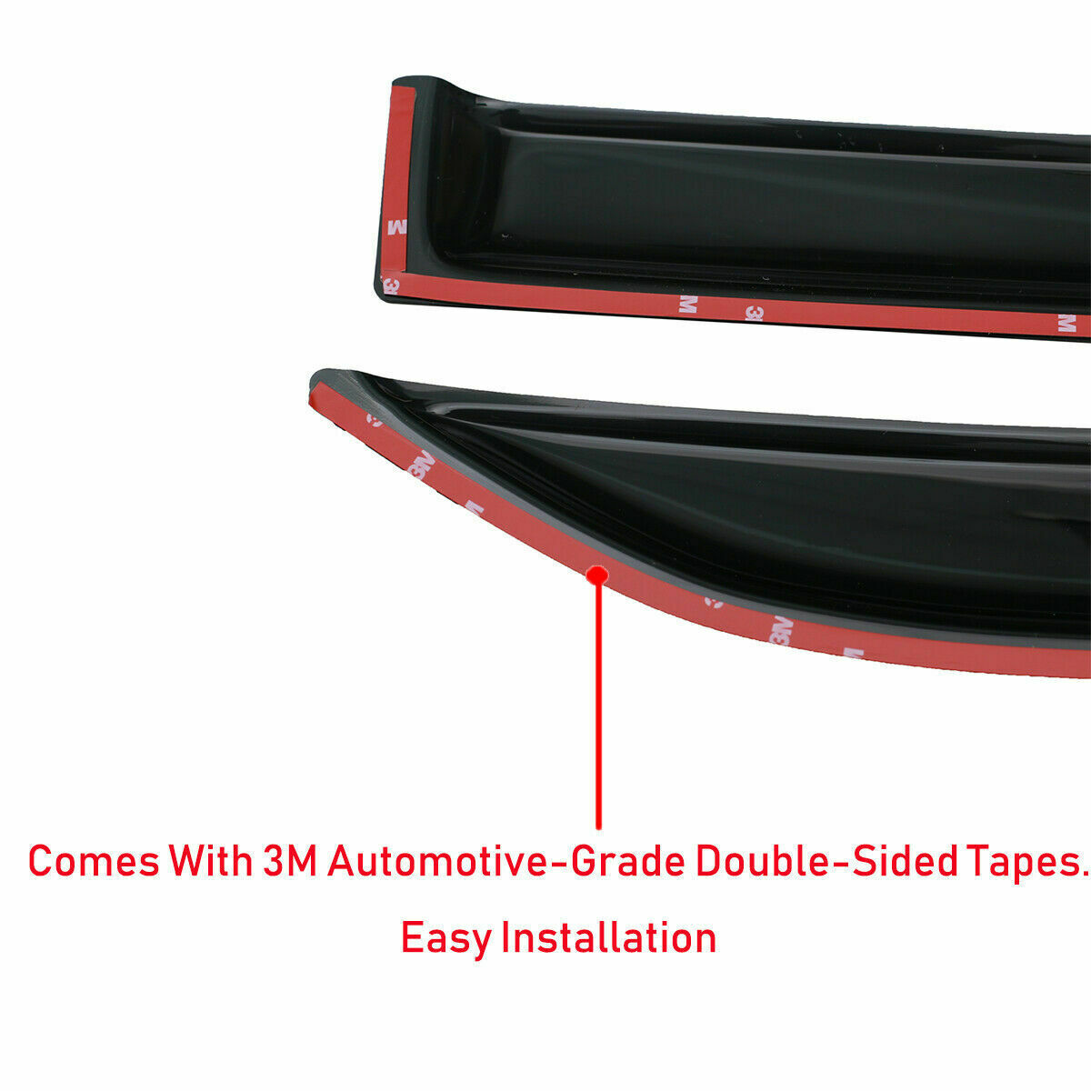 Side Window Vent Guards Sun Rain Deflectors Fits Ford Explorer 2011-2019