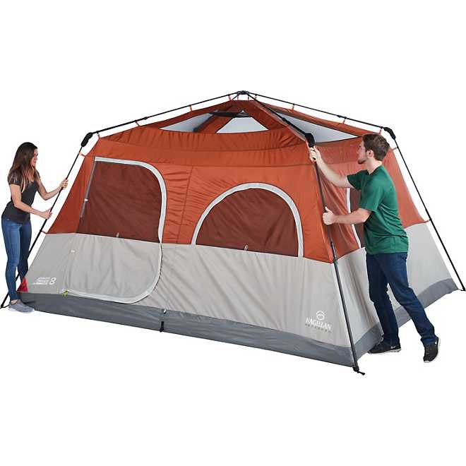 Magellan Outdoors SwiftRise 8-Person Lighted Cabin Tent