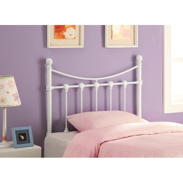 Coaster Furniture Marie White Twin Metal Headboard - - 22797643