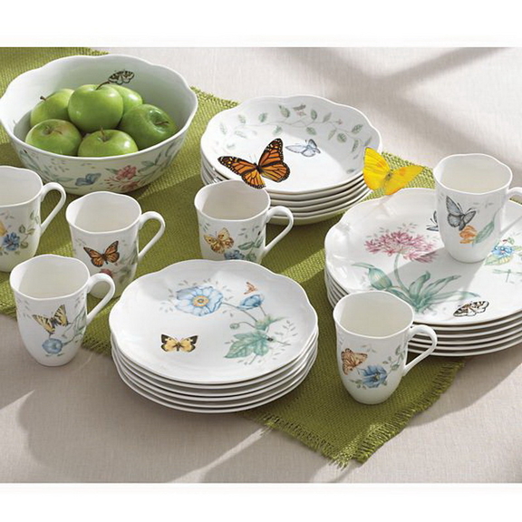 Lenox 6342794 Butterfly Meadow  17418 piece Dinn...