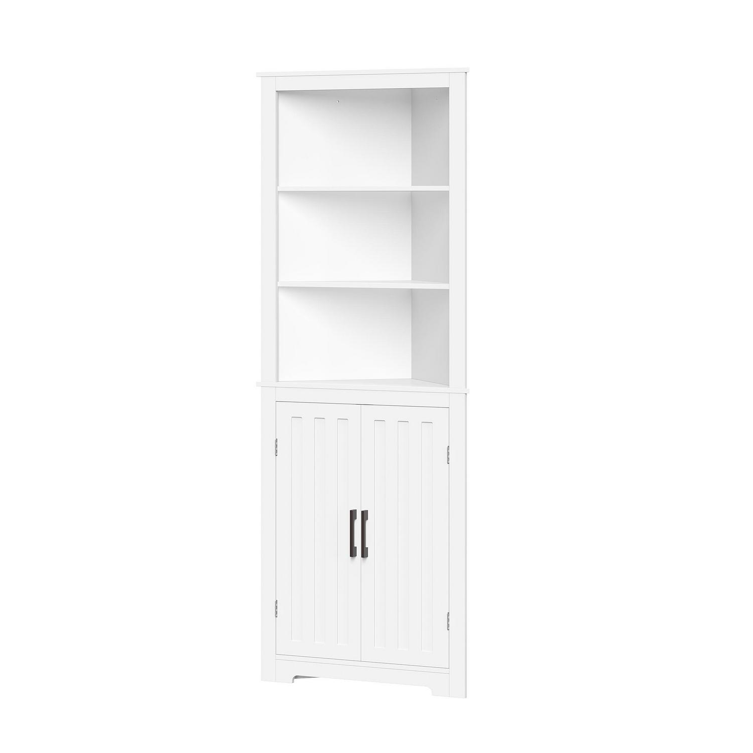 RiverRidge Home Monroe Tall Corner Cabinet  White