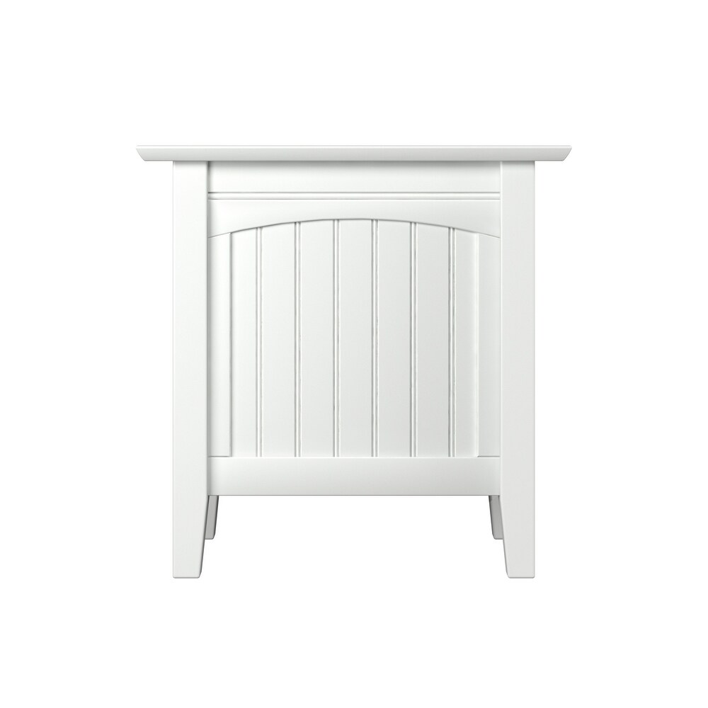 Nantucket Chair Side Table in White