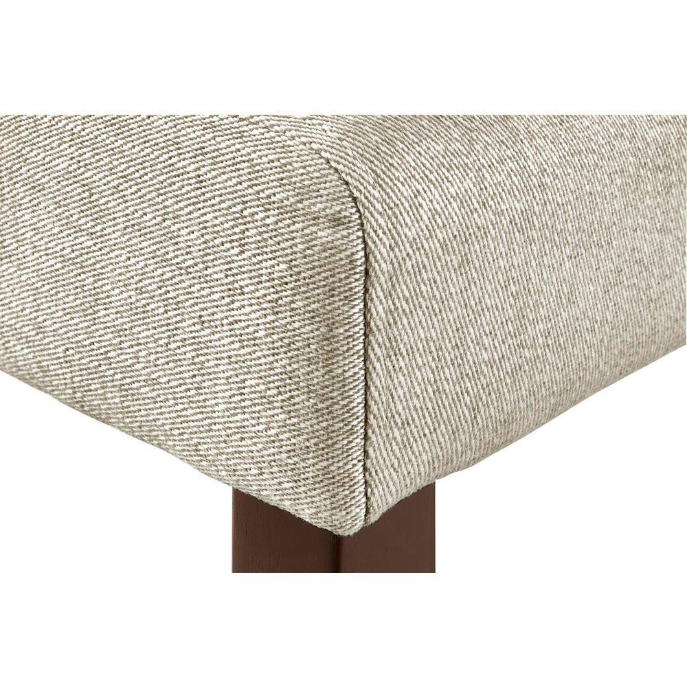 StyleWell Banford Riverbed Beige Upholstered Counter Stool with Back (Set of 2) Lowe CS SR