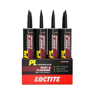 Loctite PL S30 10 fl. oz. Black Polyurethane Roof and Flashing Sealant 2899405