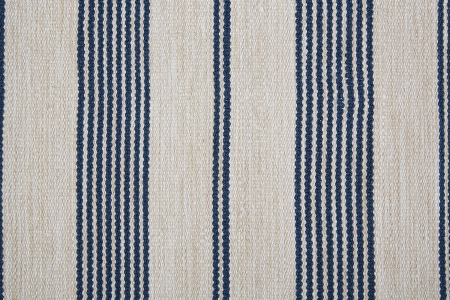 Granberg Hand Woven Blue and Ivory Rug by BD Fine