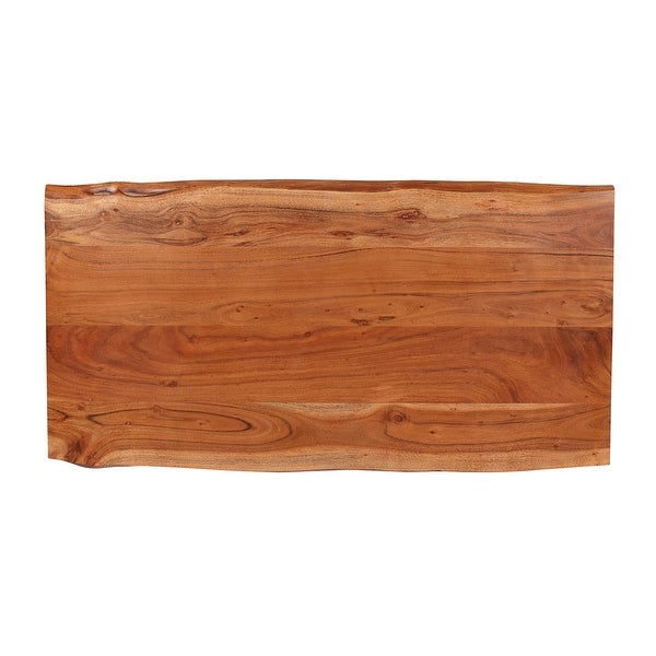 ExBrite Solid Wood Live Edge Coffee Table 19'' D X 24'' W X 46'' H