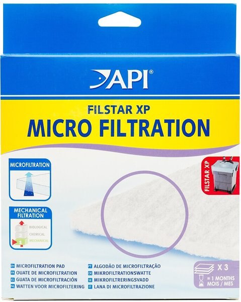 API Filstar XP Microfiltration Aquarium Canister Filter Filtration Pads