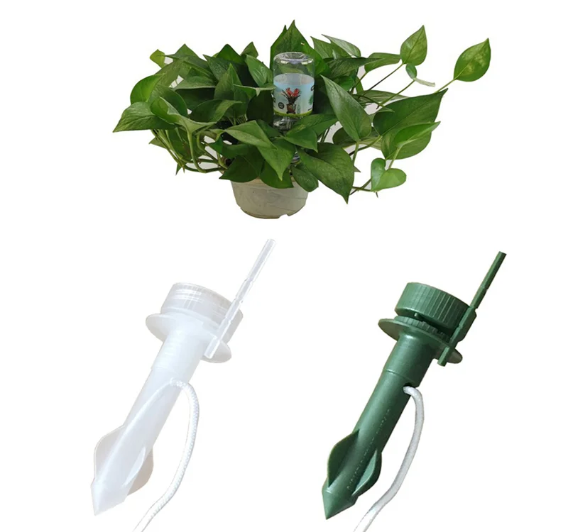 Plant Self Watering Stakes System Vacation Plant Waterer Self Automatic Watering Spikes Irrigation System Garden Supplies