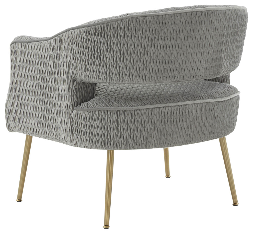 Diana Accent Chair by Inpsire Me Home Decor   Midcentury   Armchairs And Accent Chairs   by TOV Furniture  Houzz