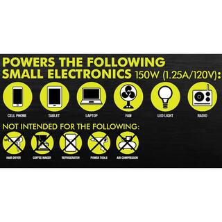 RYOBI 150-Watt Power Source for ONE+ 18V Battery (Tool Only) RYi150BG