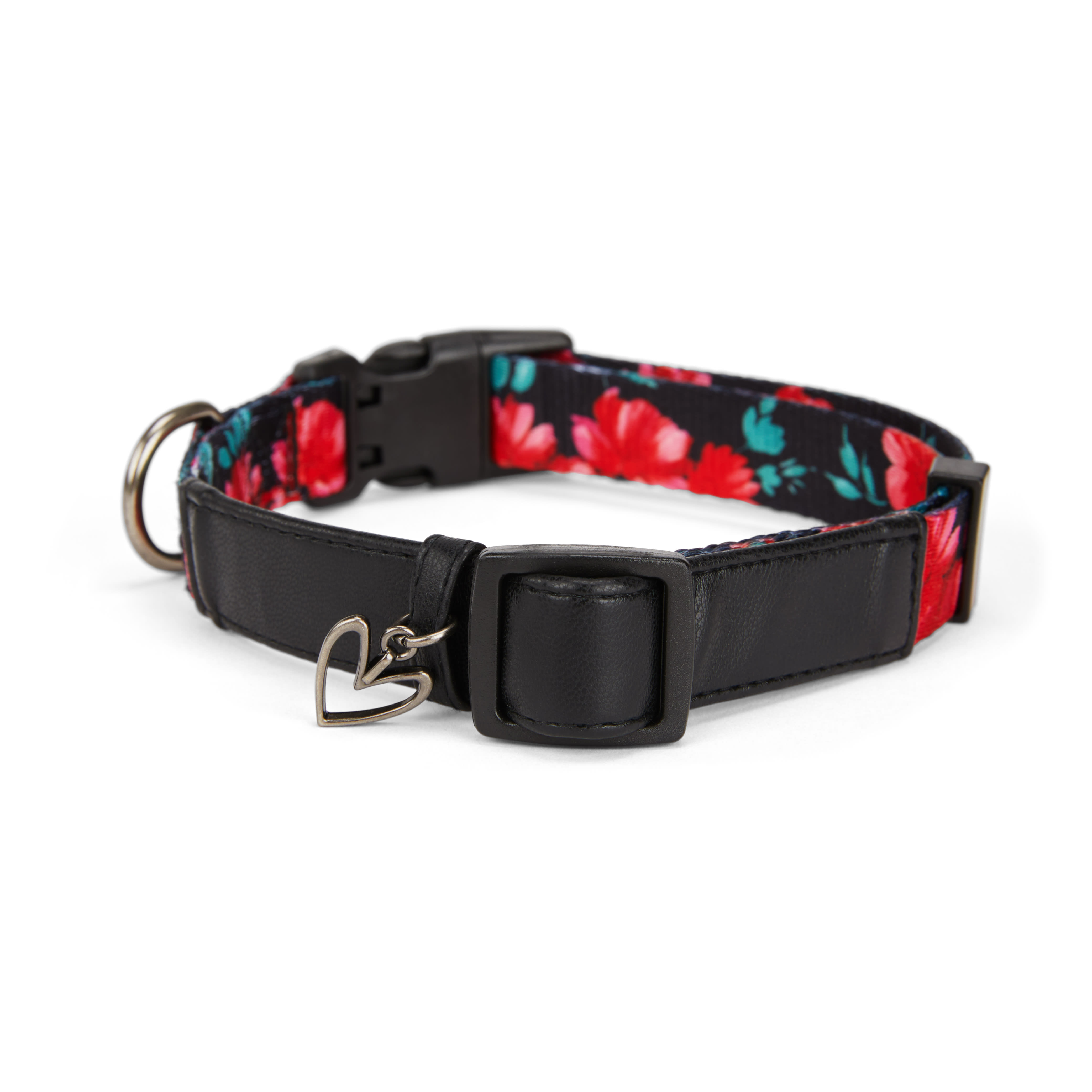 YOULY Heart Charm Fashion Dog Collar， X-Small/Small