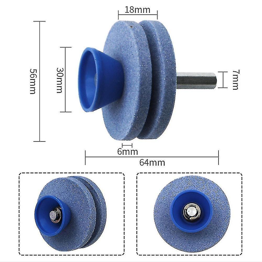 3pcs Grinder For Lawn Mower Knives， Lawn Mower Sharpener， Sharpening Wheel Grinding Wheel For Garden