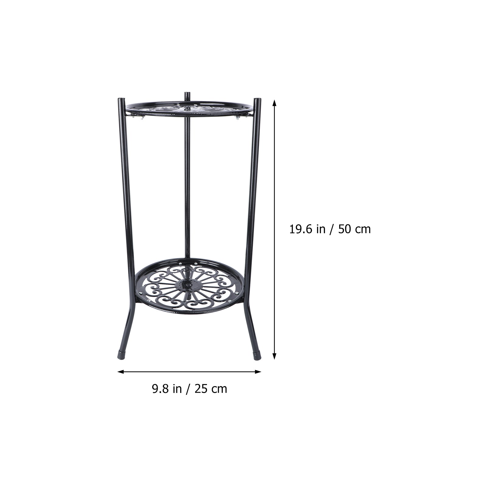 Flower Plant Stand Rack Stands Metal Pot Planter Iron Holder Outdoor Potted Shelf Plants Tier Garden Display Multiple