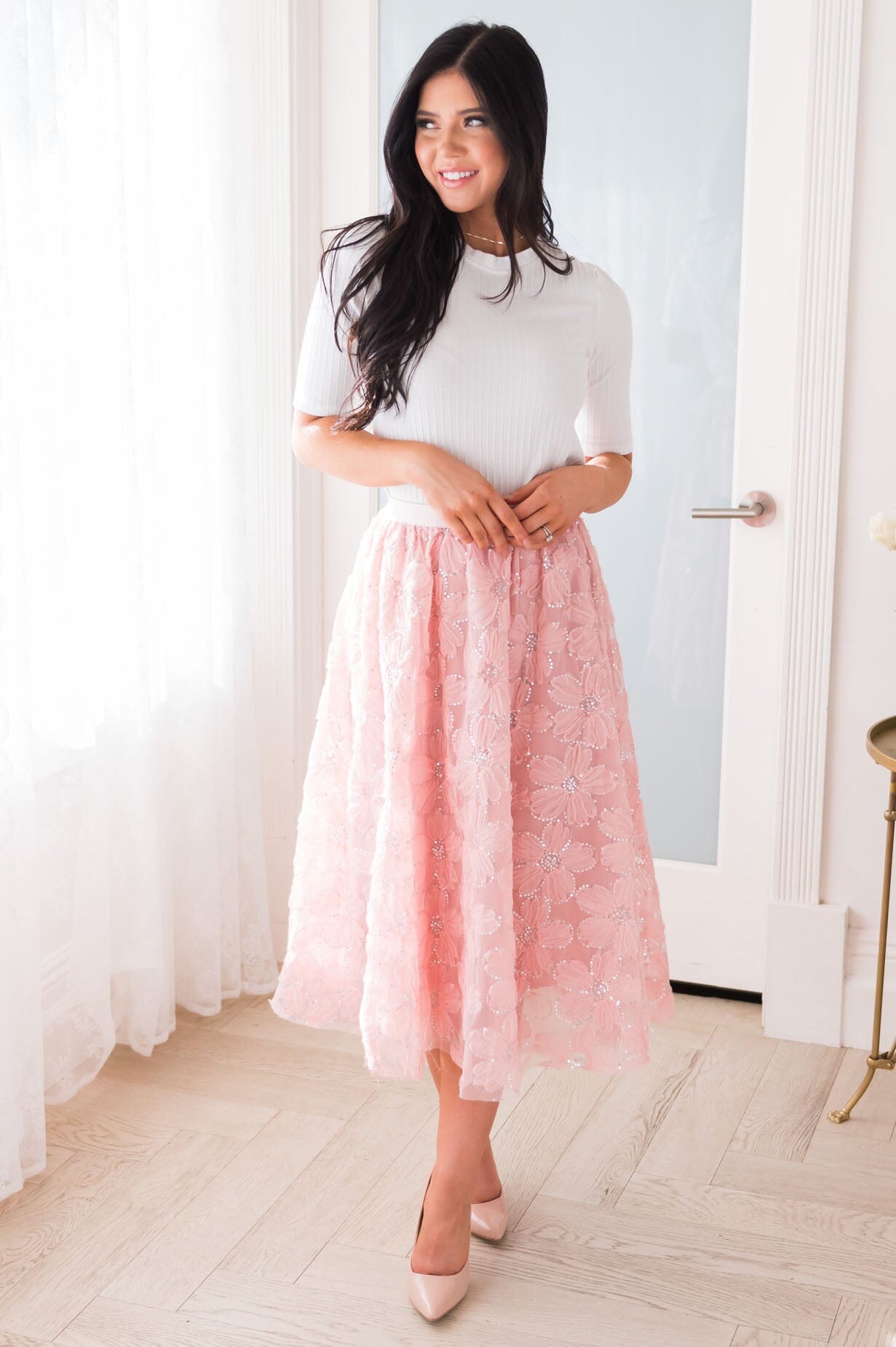 Class & Grace Modest Tulle Skirt