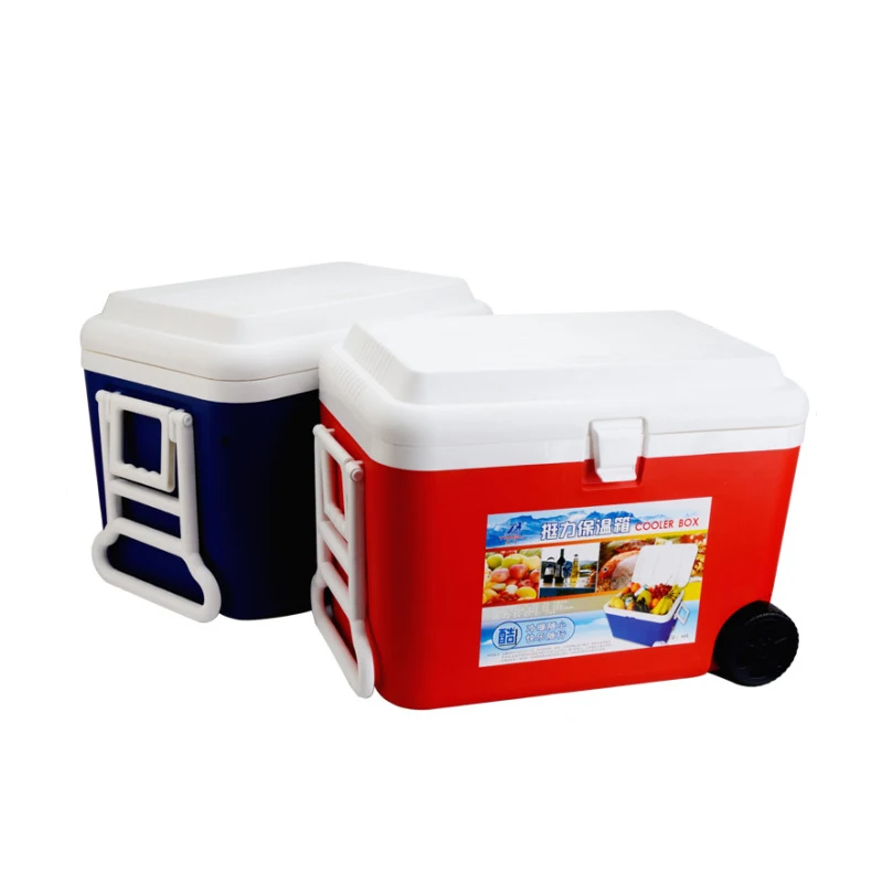 Amazon Wholesale Customized Promotion Portable Plastic Ice Chest Cooler Box For Camping