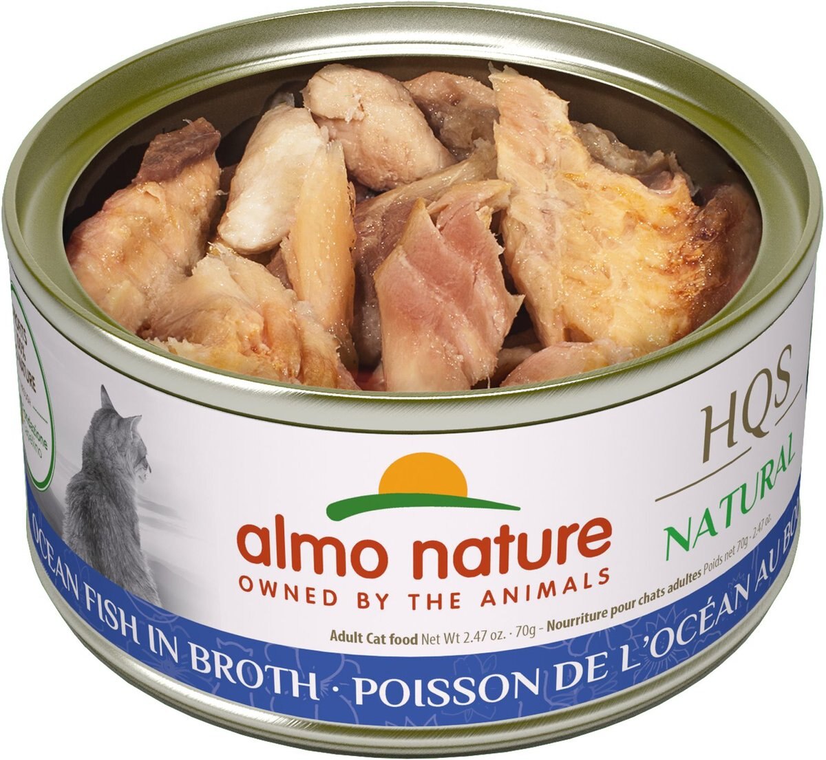 Almo Nature Natural Ocean Fish in Broth Grain-Free Canned Cat Food