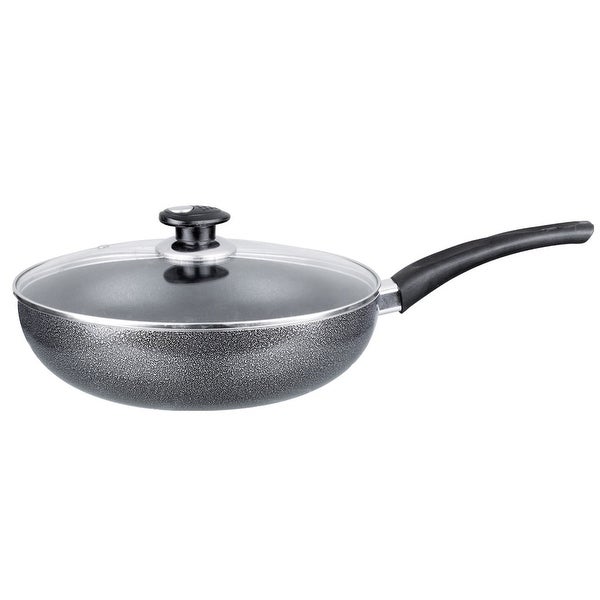 10 Inch Heavy Gauge Aluminum Non-Stick Wok W/ Lid