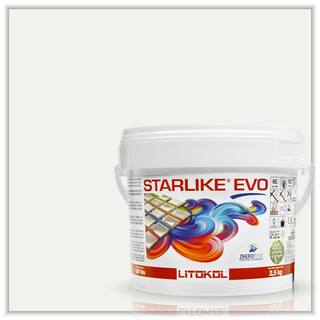 The Tile Doctor Starlike EVO Epoxy Grout 100 Bianco Assoluto Classic Collection 2.5 kg - 5.5 lbs. 100 2.5kg-5.5lb