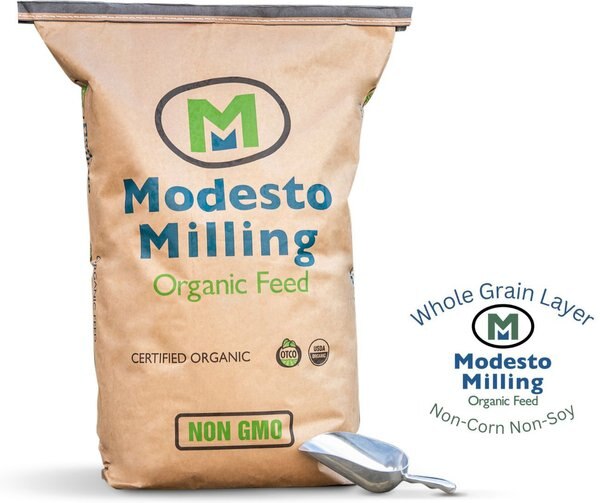 Modesto Milling Organic Whole Grain Layer Poultry Feed