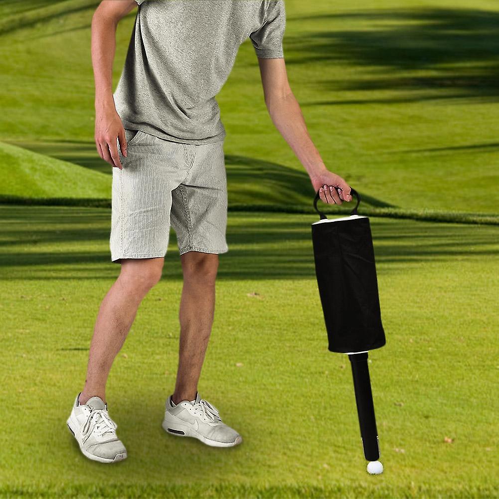 Portable Golf Ball Picker Pick-Ups Retrievers Pocket Storage Bag Scooping Device