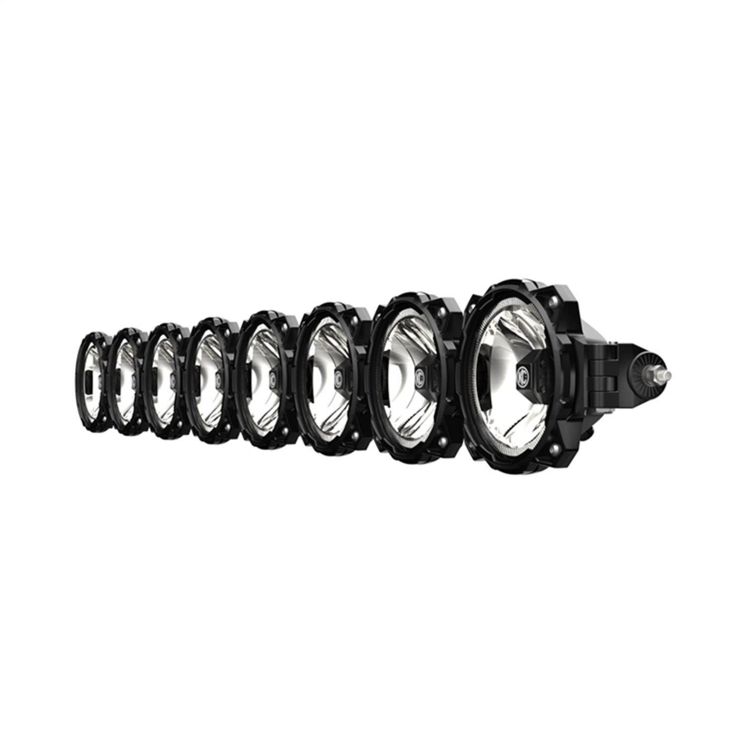 KC HiLiTES KC Pro6 Gravity LED 50in 8-Light Combo System 2007-2018 Jeep Wrangler 91313