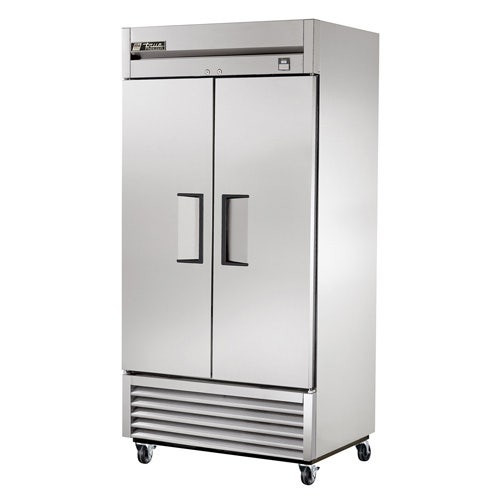 True TS-35F Stainless Steel Reach-In Freezer - Two Door - 35 Cu. Ft.