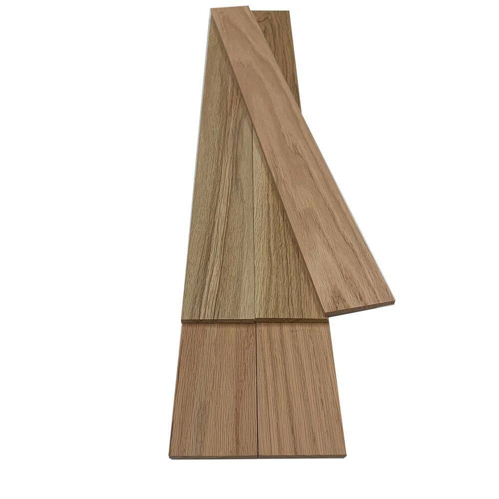 Swaner Hardwood Oak Hobby Board (Common: 12 in. x 4 in. x 3 ft. Actual: 0.5 in. x 3.5 in. x 36 in.) .5x4x3OR