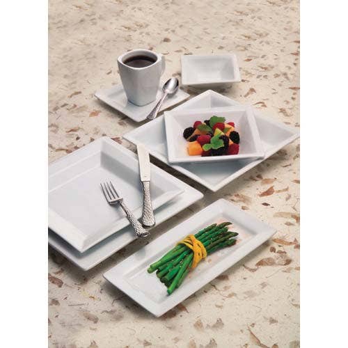 World Tableware SL-40 Slate Dinnerware - Square Plate 12