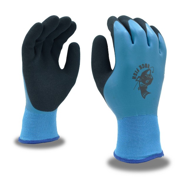 Cordova Safety Products Rock Fish Wrangler Thermo Gloves Blue